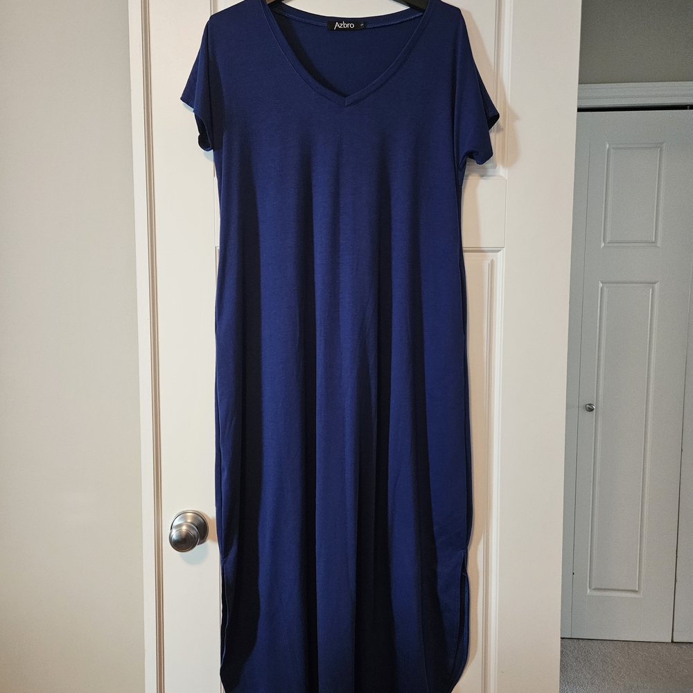 Women's Blue Maxi Dress